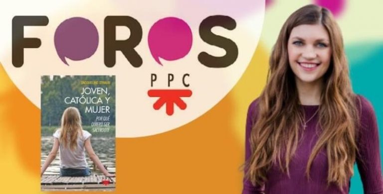 La teóloga alemana Jacqueline Straub participa este jueves en un coloquio de PPC sobre sacerdocio femenino