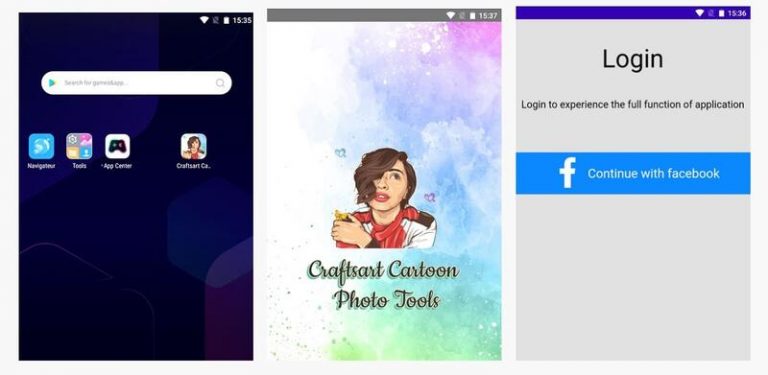 Detectan un 'spyware' en Craftsart Cartoon Photos Tools que roba los datos de Facebook