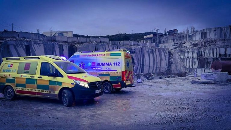 Muere un trabajador de 30 años en Valdemanco tras ser aplastado por una piedra de 20.000 kilos en una cantera
