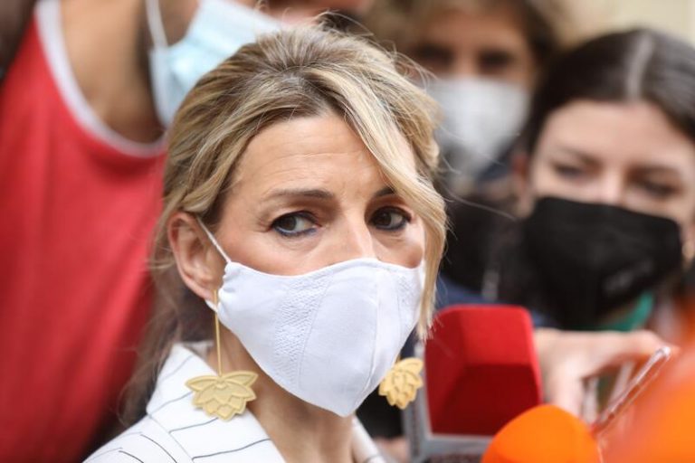 Yolanda Díaz respalda el plan anticrisis y pide el apoyo del Congreso