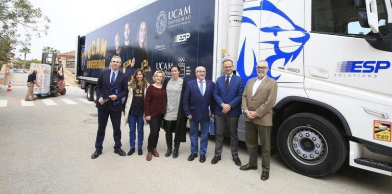 La UCAM envía un segundo tráiler con ayuda humanitaria a Ucrania