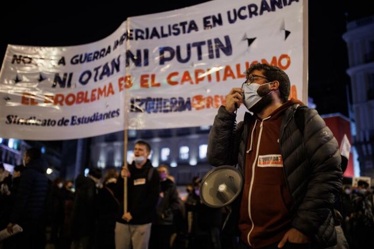 Anticapitalistas apoyará una manifestación contra la guerra de Ucrania y carga contra Putin y la OTAN
