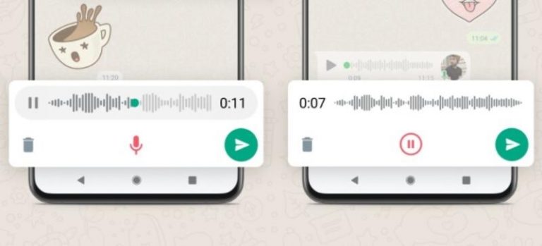 Los mensajes de voz de WhatsApp ya se pueden escuchar en segundo plano y pausar durante su creación