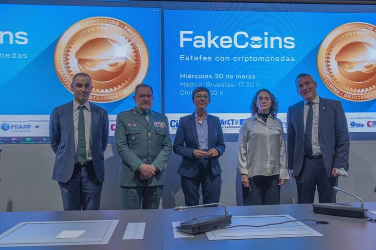 La Guardia Civil impulsa una campaña en 17 países contra estafas con criptomonedas