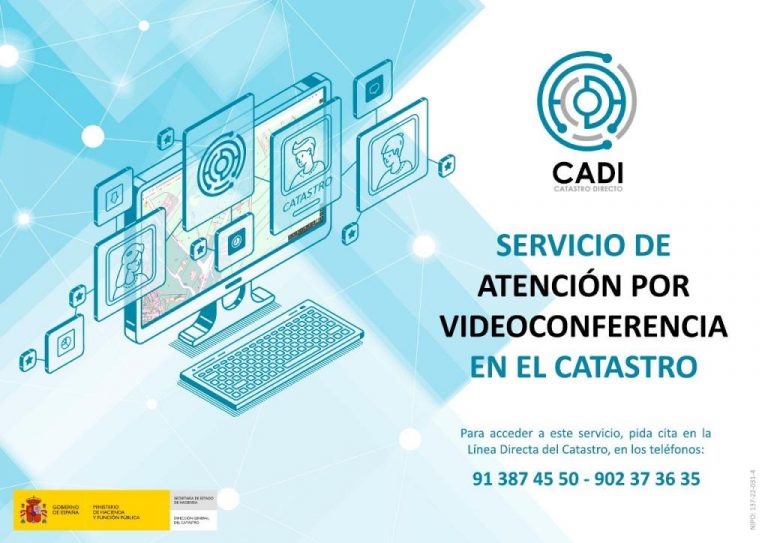 El Catastro pone en marcha en todo el país el nuevo sistema de atención por videoconferencia
