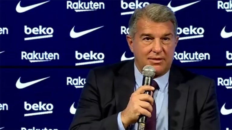 Laporta confirma que el Barça quiere crear su propia criptomoneda y lanzar NFT