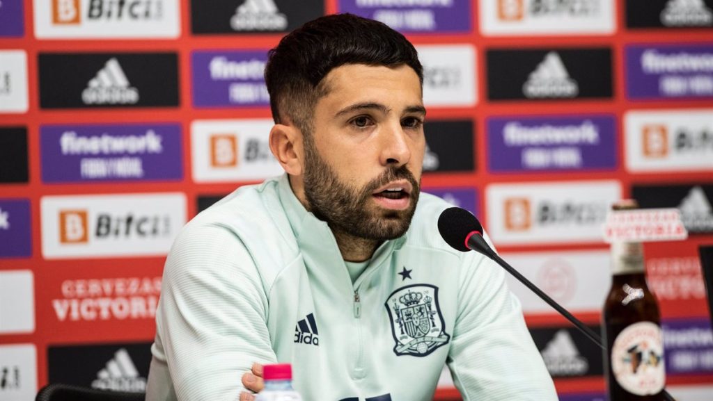 Jordi Alba. Sorprende la calidad de los mas jovenes a su edad yo jugaba en el Cornella e1729896447359