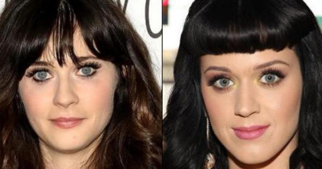 Famosos que se parecen entre sí y podrían ser familia 81 Katy Perry y Zooey Deschanel