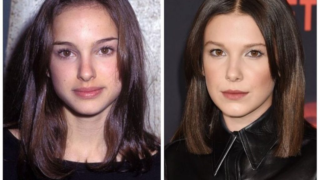 Famosos que se parecen entre sí y podrían ser familia 75 Millie Bobby Brown y Natalie Portman