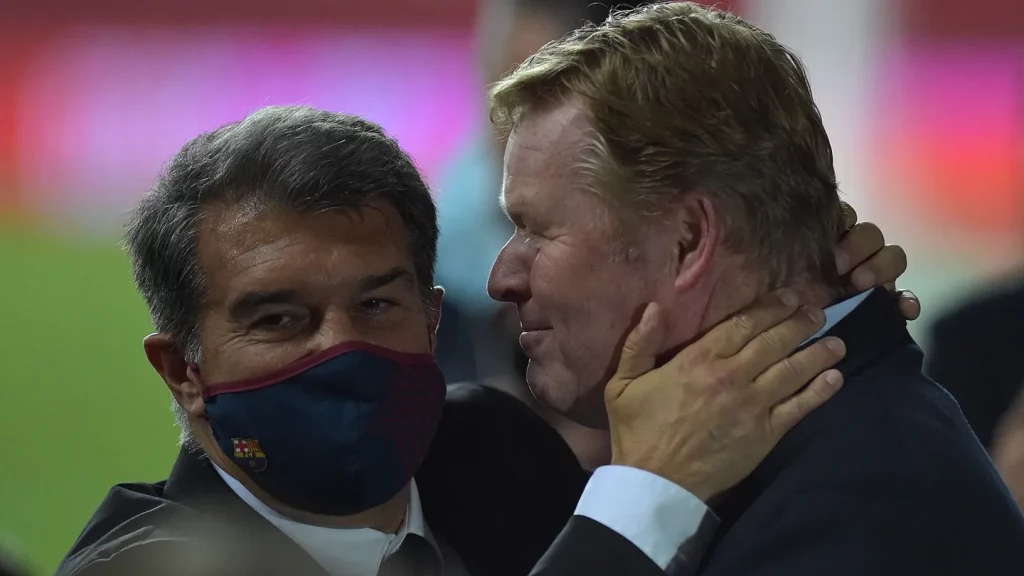 Parece que a Koeman lo trataron mal 