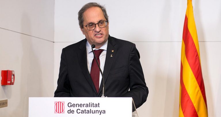 Un magistrado del TC indica que el presidente del TSJC no debió juzgar a Torra por desobediencia