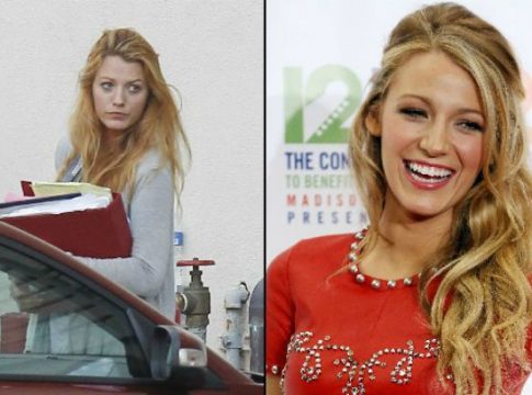 blake-lively-antes-y-despues Las 10 famosas en las que el maquillaje hace milagros