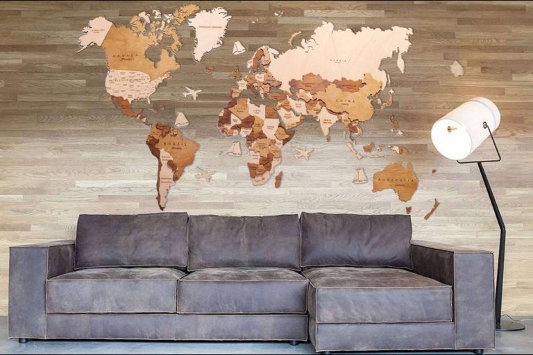 Regalos de Madera ofrece opciones de mapamundi en madera