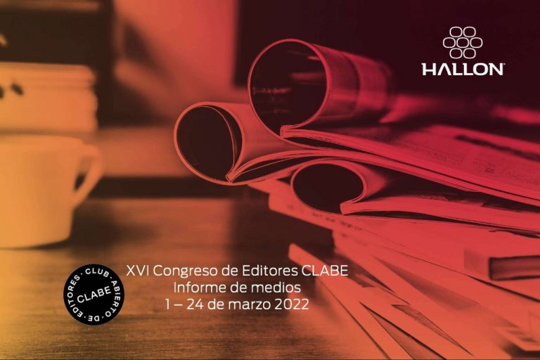 Un estudio realizado por Hallon constata que el XVI Congreso de Editores CLABE obtiene casi 1.000 noticias y posts en medios
