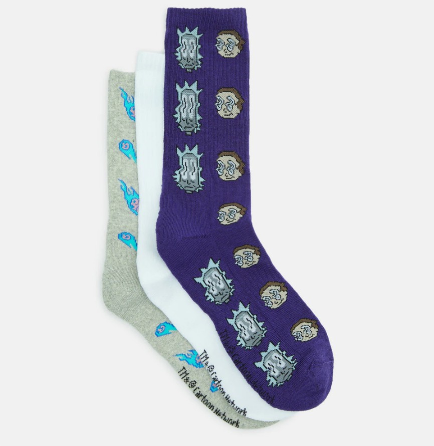 pack calcetines rick y morty el corte ingles