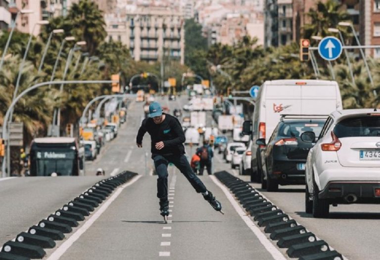 El patinaje como medio de transporte sostenible
