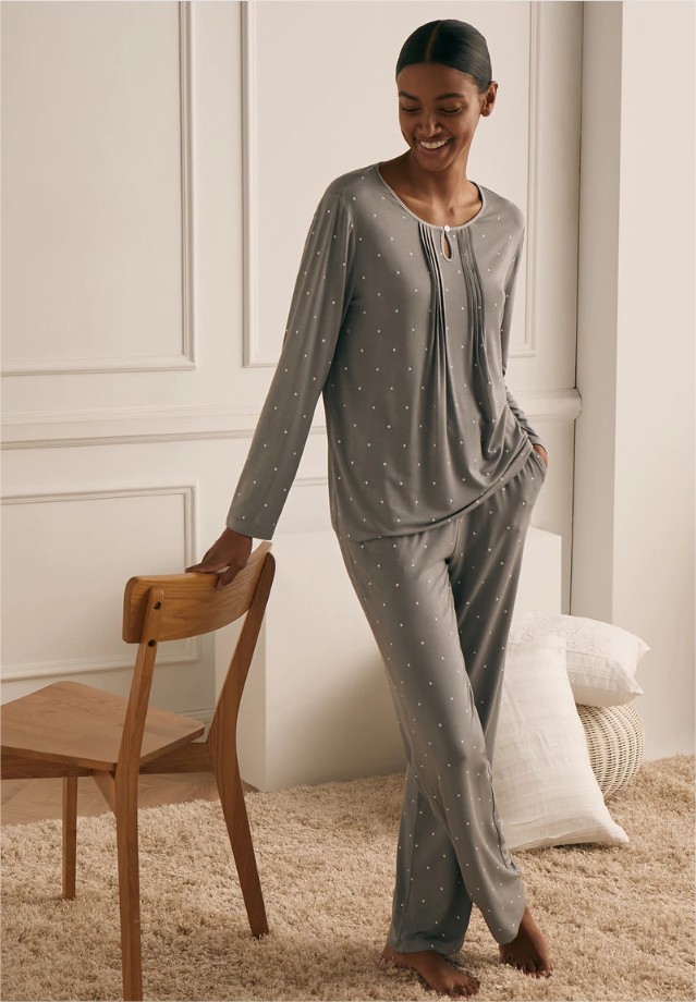 pijama lunares enfasis