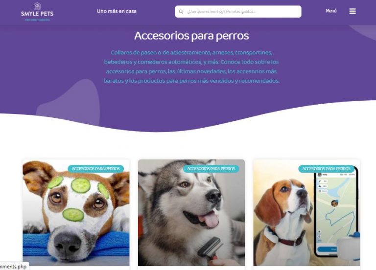 SmylePets crece y abre una sección nueva pensada para los amantes de las mascotas y tecnología