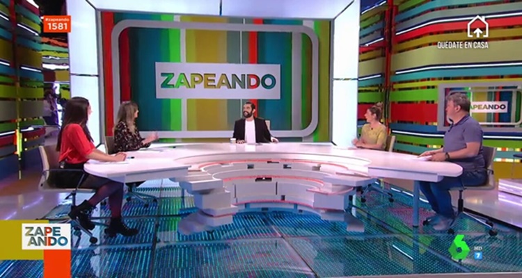 Zapeando plató TVE