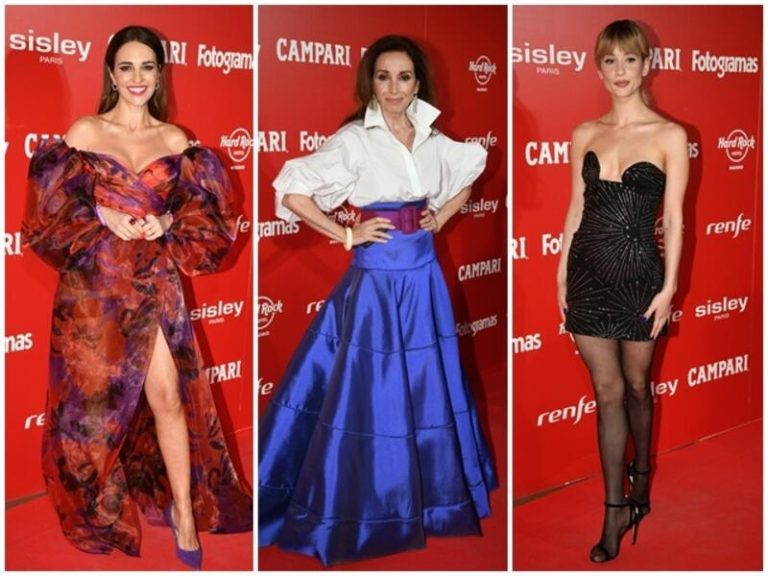 Paula Echevarría es el centro de todas las miradas en los Premios Fotogramas