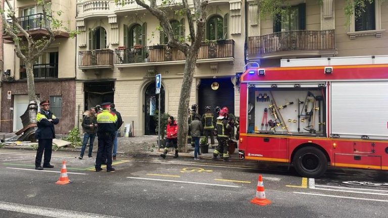Bajo custodia policial la herida grave en un incendio de Barcelona