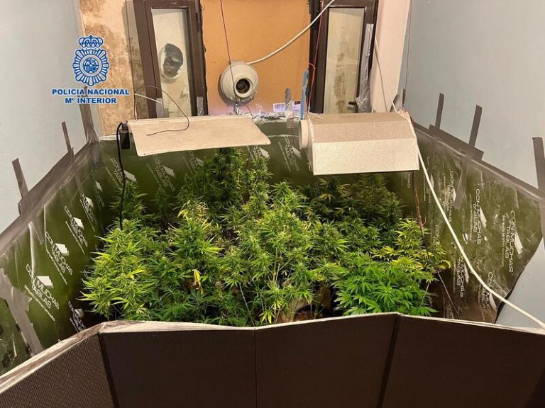 La Policía Nacional desmantela dos narcopisos okupados en el centro de Huesca