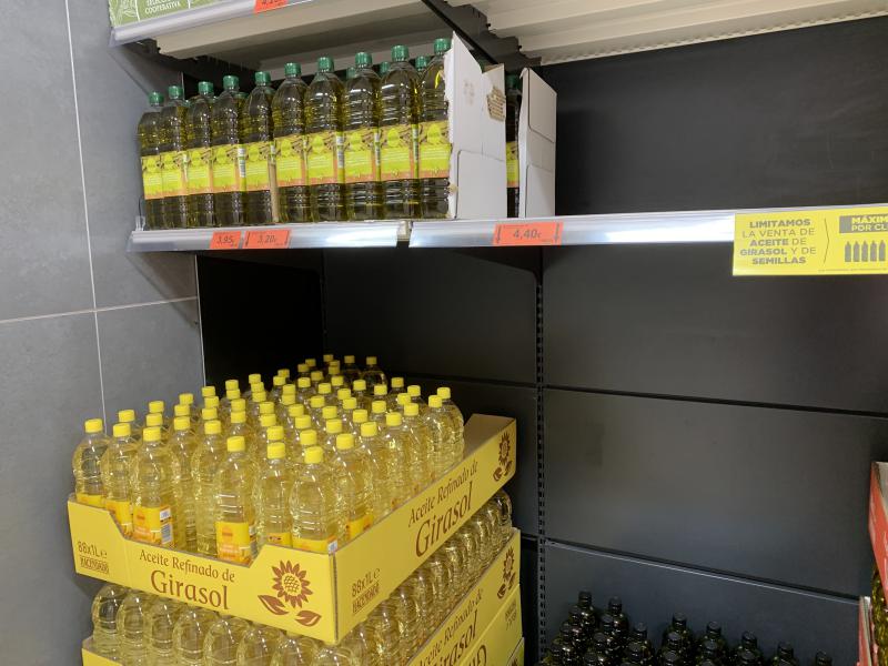 Desabastecimiento de alimentos por la guerra en Ucrania