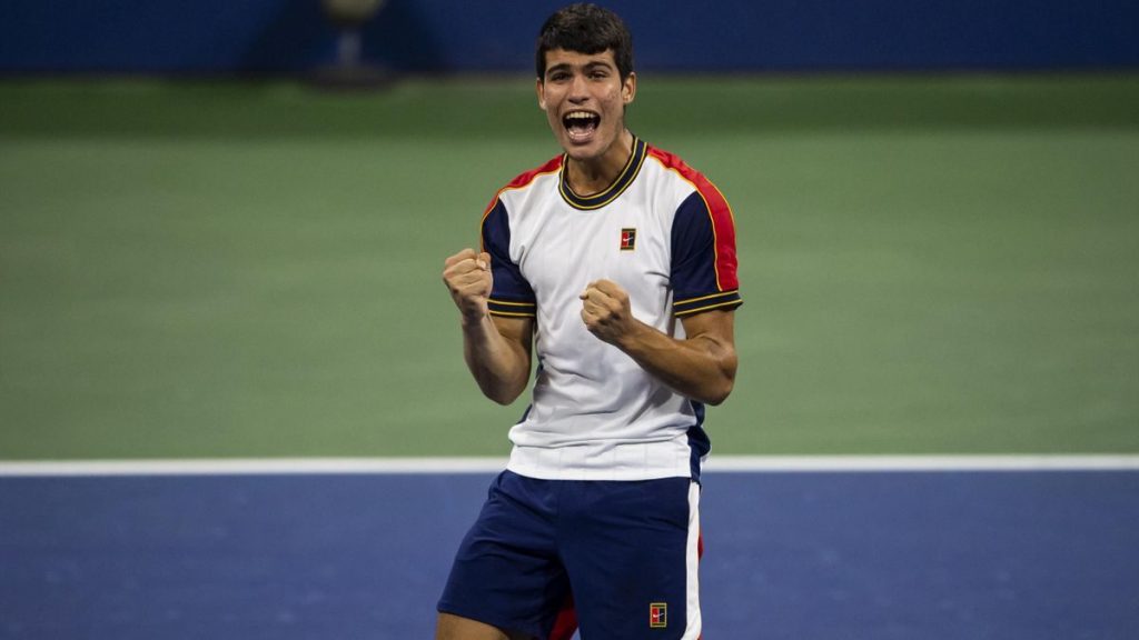 La potencia demostrada por el tenista