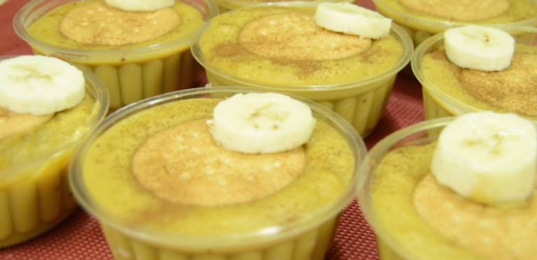 Natillas de plátano: el postre con muchas menos calorías y a tope de potasio