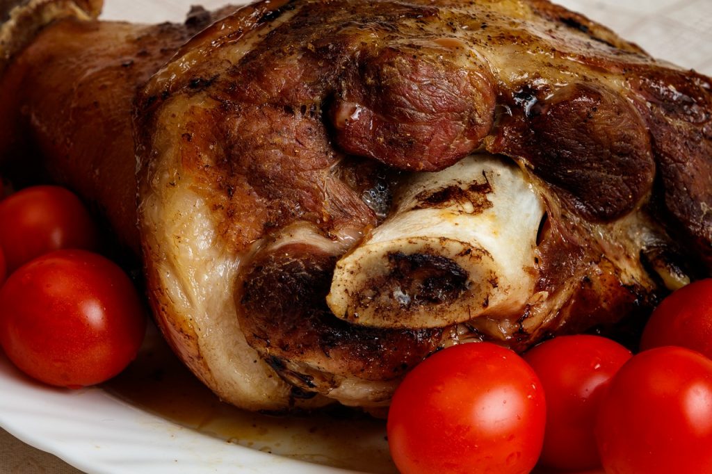 Paletillas de cordero al horno