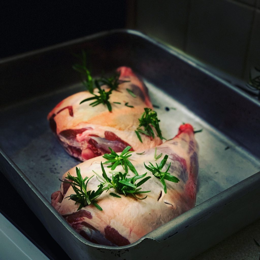 Paletillas de cordero al horno