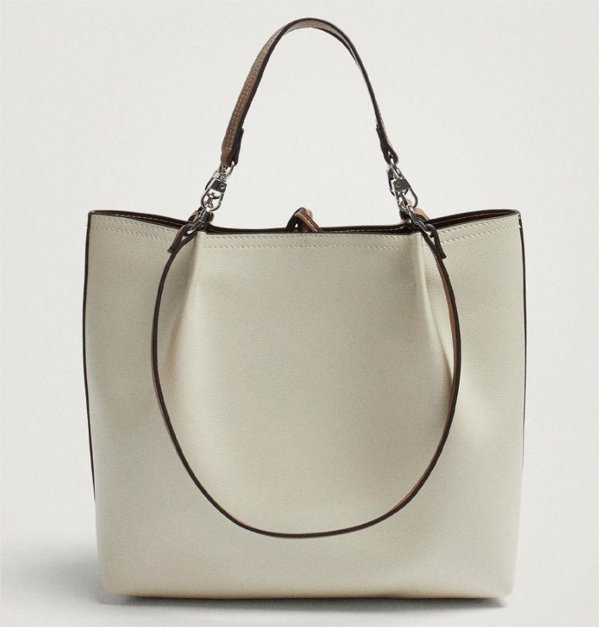 bolso parfois liso blanco