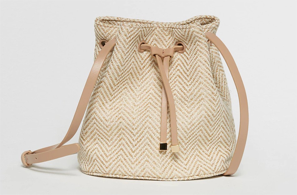 bolso saco rafia sfera el corte ingles