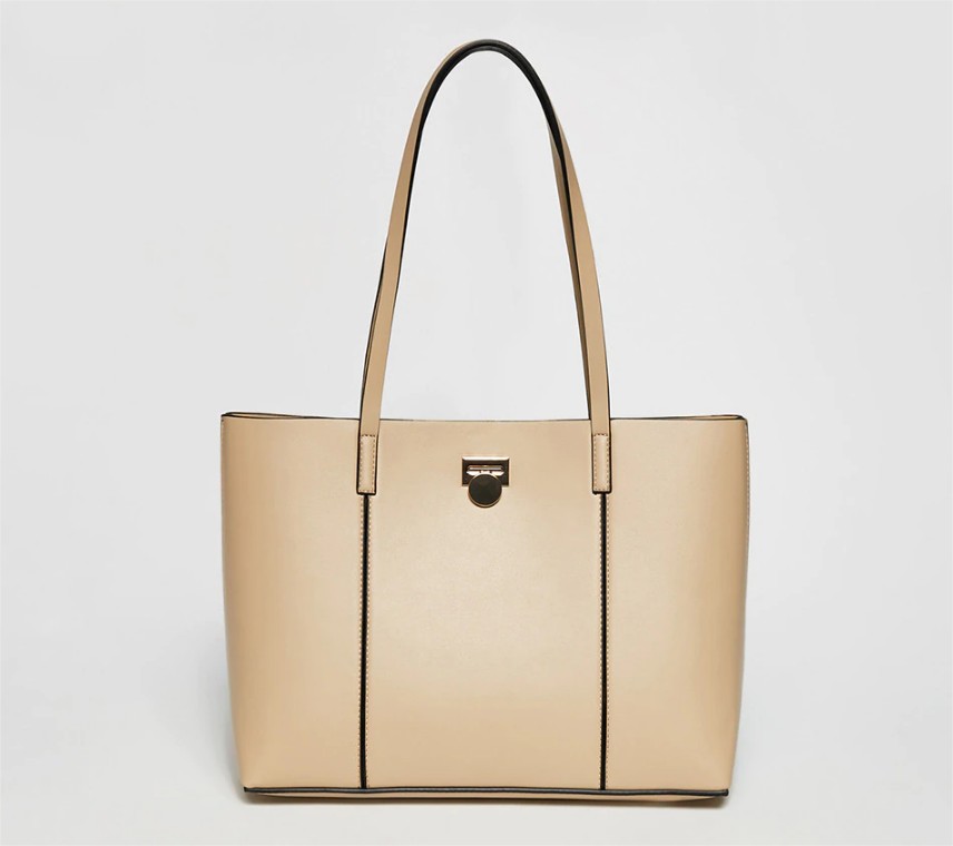 bolso shopper cierre circular sfera