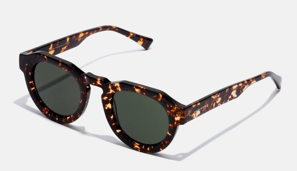 gafas de sol redondas acetato havana hawkers