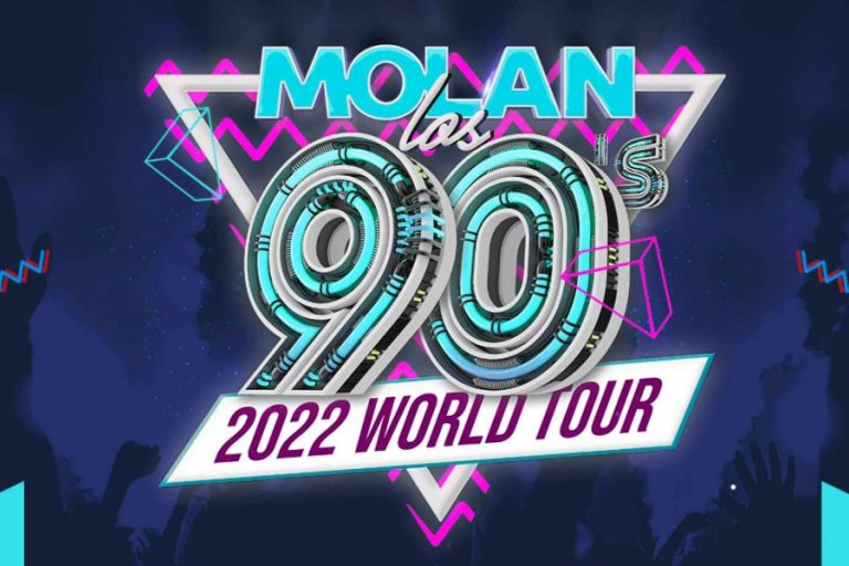 Un festival de música que transporta a la década noventera es el Festival Molan los 90's 2022 World Tour, organizado por Deep Delay Management