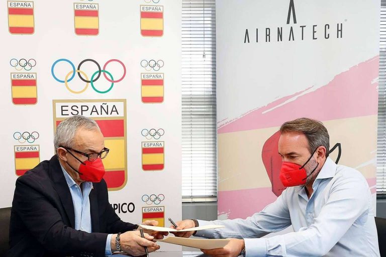 Hasta el 31 de diciembre de 2022, Airnatech seguirá siendo la mascarilla oficial del Comité Olímpico Español