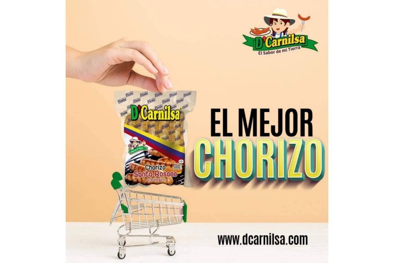 El chorizo Santa Rosano, uno de los mejores chorizos colombianos disponibles en D'Carnilsa