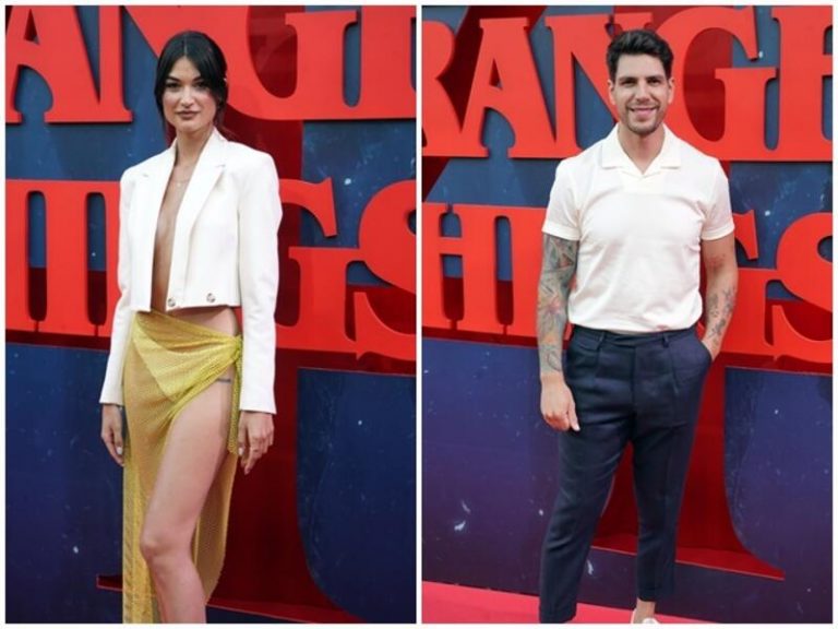 ¡Diego Matamoros se reencuentra un photocall con Estela Grande!