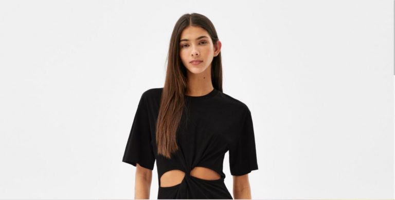 Este espectacular vestido de Bershka está rebajado a 6,49 euros