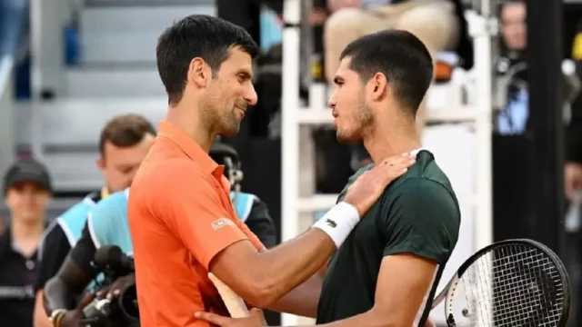 Djokovic elige entre Alcaraz y Sinner y pone patas arriba el tenis mundial 1 Djokovic y Alcaraz Fuente: EFE