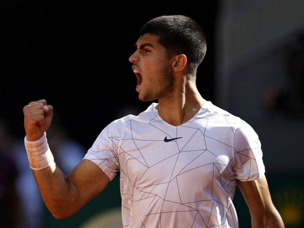 En el tie break Alcaraz buscó levantarse