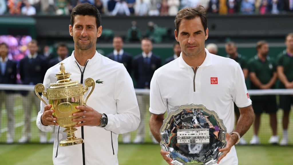 En su momento, Roger Federer era el rival a vencer de Djokovic