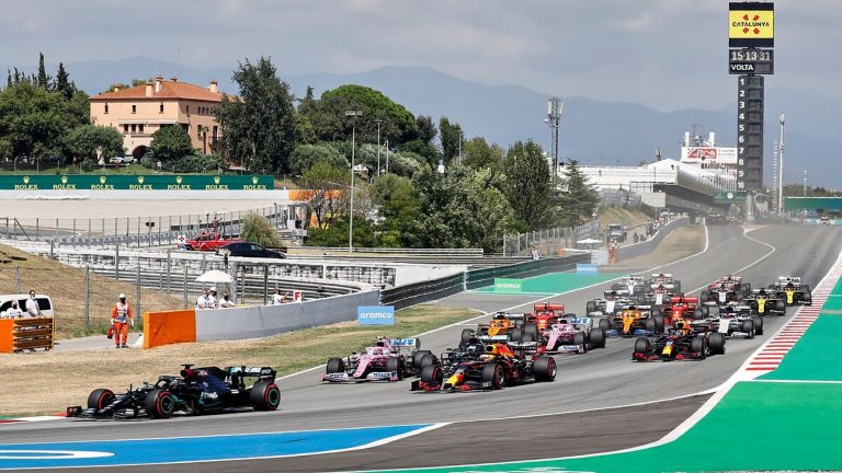 El Madring estrena el GP España F1: Hamilton se estrella y La Monumental es la curva más temida
