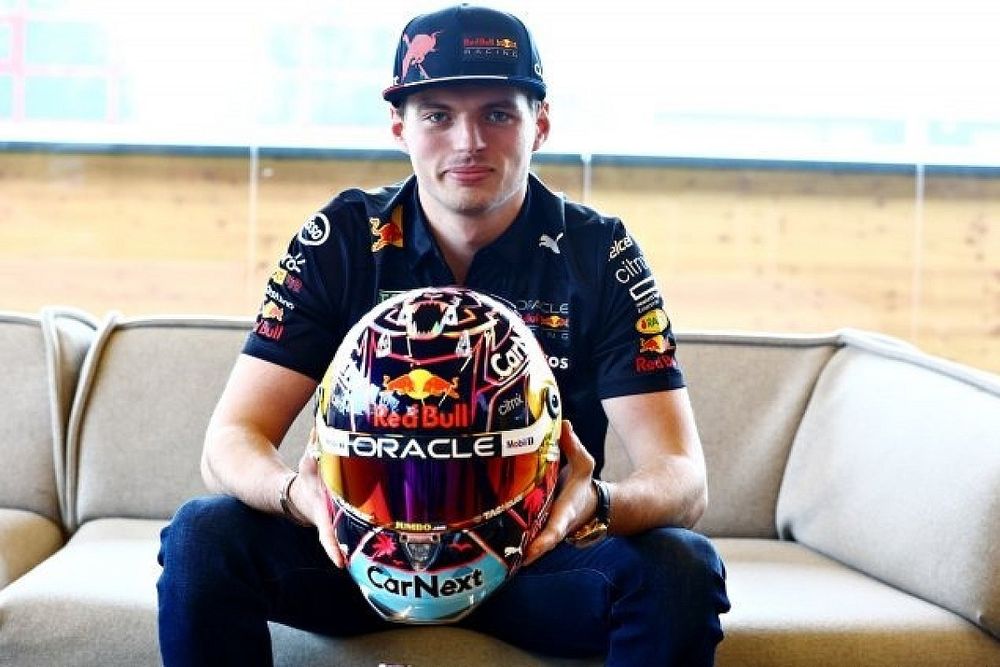Así es el casco de Max Verstappen en Fórmula 1