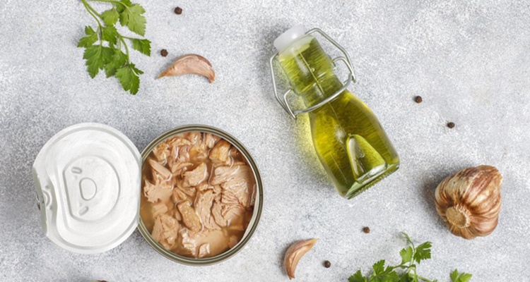Aceite atún lata dieta saludable