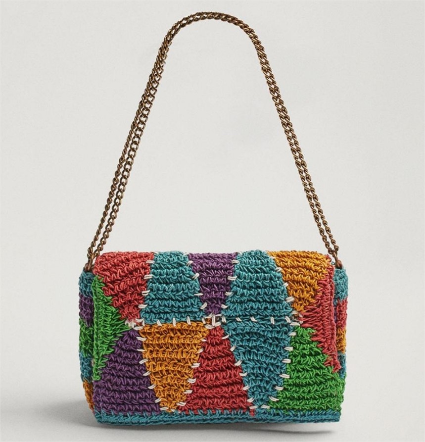 bolso tela colores parfois