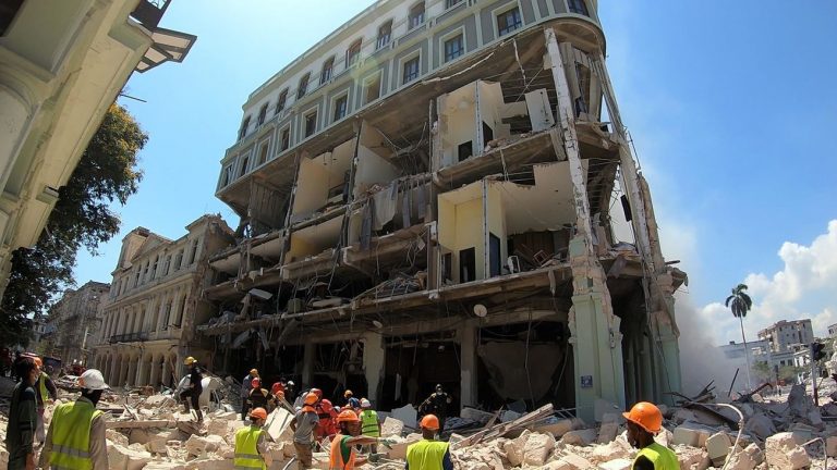 El joven gallego herido en la explosión de La Habana experimenta cierta 