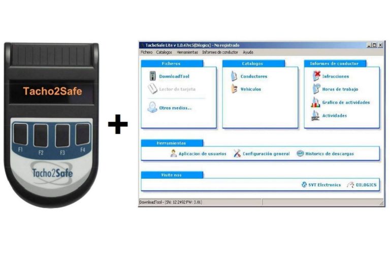 Para la descarga de los tacógrafos y tarjetas de conductores, Dáhuca Soluciones ofrece TACHO2SAFE, el aliado de los transportistas