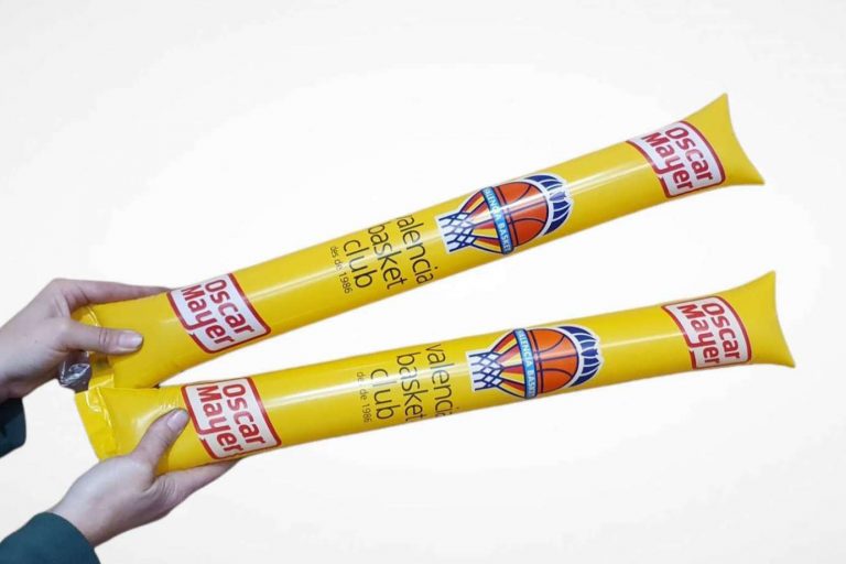 Oxydo Events & Pro y los aplaudidores inflables, uno de sus artículos personalizados